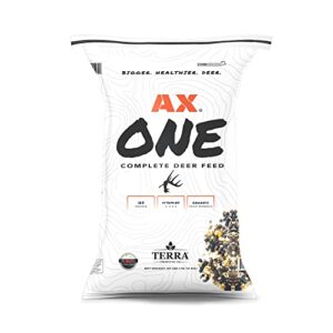 terra products co. ax one - complete deer feed antler xcelerator (40lb)
