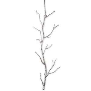 VivaTerra Recycled Metal Branch Wall Rack, 3'L x 9"W x 6"D, Decorative Cast Iron Tree Branch Wall Rack with 15 Hooks for Coats, Hats, & Bags for the Entryway, Bathroom, and Bedroom (Silver)