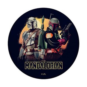 Star Wars: The Mandalorian & Boba Fett Team Up R15 PopSockets PopGrip: Swappable Grip for Phones & Tablets