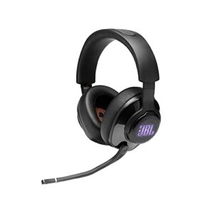 jbl quantum 400 - wired over-ear gaming headphones with usb and game-chat balance dial - black (renewed)