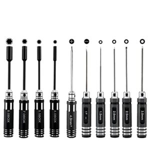 19 In 1 Screw Driver Set RC Tool Kit, Flat/Phillips/Hex Screw Driver Set, Screwdriver Pliers Hex Sleeve Socket Repair Tools for RC Car Quadcopter Drone Helicopter Airplane Multirotors Models