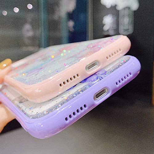 iPhone 11 Case Glitter Butterfly Sparkle Case for Women Girls,Cute Slim Soft Silicone Gel Bling Phone Case Cover Compatible for Apple iPhone 11 6.1"