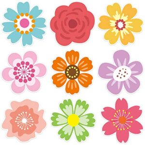 54 pcs spring flower cutouts spring time cut-outs for party classroom decoration