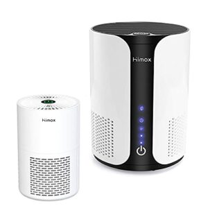 himox small air purifier for bedroom and ap01 compact desk air purifier both h13 true hepa medical grade ultra quiet