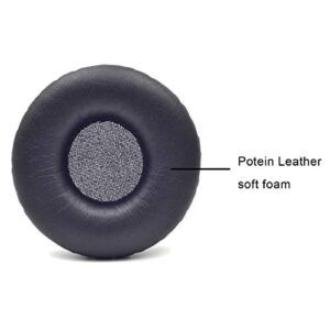 Replacement Earpads Ear Pad Cushion Cover Compatible with Sol Republic Tracks HD V8 V10 On-Ear Wired Headphones (Black)