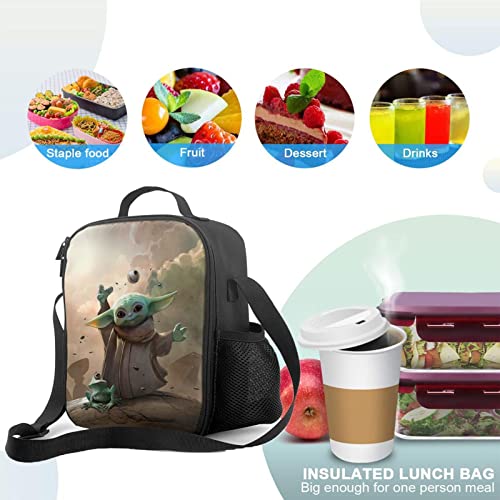 OYQGEJGPJA Lunch Box With Padded Insulated Liner Lunch Bag Thermal Cooler Pack