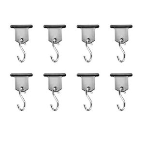 rvmate rv awning light holder, easily slide into rv awning roller bar channel, each holder can support 15 lbs, 8 pack