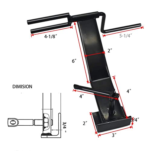 Winch Strap Winder Truck Trailer Flatbed Winch  Cargo Tie-Downs Strap Winder, Roll-up Flatbed Trailer Winch Straps up to 4" Wide, Used in Trailers, Trucks, Warehouses Vans Docks