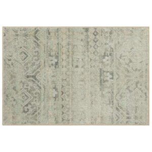 Mohawk Home Layland Beige Floral Geometric (2' 6" X 4' 2") Scatter Rug