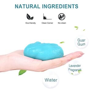 Cleaning Gel for Car Detailing Putty Car Vent Cleaner Goo Cleaning Putty Gel Auto Detailing Tools Car Interior Cleaner Dust Cleaning Mud for Cars Dust Cleaner Slime Keyboard Cleaner Gel (1Pack)