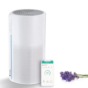 sensibo pure - smart wifi air purifier medical grade true hepa carbon filter. compatible with ios, android, alexa & google nest