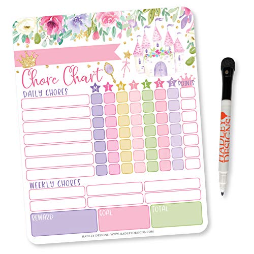 Princess Kids Chore Chart Magnetic, Reward Chart for Kids, Good Behavior Chart for Kids at Home, My Responsibility Chart for Kids, Magnetic Reward Chart for Kids Behavior, Chore Chart for One Child