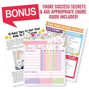 Princess Kids Chore Chart Magnetic, Reward Chart for Kids, Good Behavior Chart for Kids at Home, My Responsibility Chart for Kids, Magnetic Reward Chart for Kids Behavior, Chore Chart for One Child