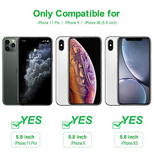 Arae Screen Protector for iPhone 11 Pro/iPhone Xs/iPhone X, HD Tempered Glass, Anti Scratch Work with Most Case, 5.8 inch, 3 Pack