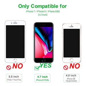 Arae Screen Protector for iPhone 6 / iPhone 6s / iPhone 7 / iPhone 8, HD Tempered Glass Anti Scratch Work with Most Case, 4.7 inch, 3 Pack