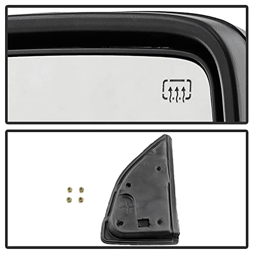 ACANII - For 2008-2016 Ford F250 F350 F450 SuperDuty Telescoping Power Heated LED Signal Towing Mirror Passenger Side