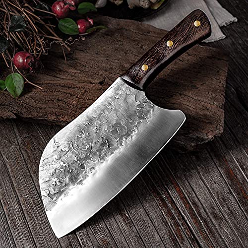 Hand Forged Serbian Chef Knife Boning Knife High Carbon Cleaver Knife Kitchen Knives