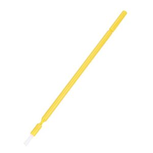 Garosa 100Pcs Interdental Brush 4 Colors Dental Disposable Micro Applicator Brush Sticks Oral Dental Hygiene Tooth Cleaning Tool Disposable Applicators(Yellow)