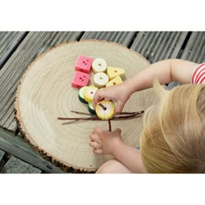 Yellow Door Sensory Play Stones, Threading Kebabs