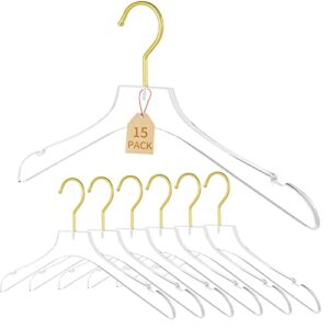 acrylic hangers clear and gold hangers premium quality clear acrylic clothes hangers clothing standard hangers