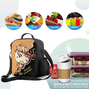 Unisex Fashion Insulated Lunch Bag Lunch Box Reusable Lunch Pail with Shoulder Strap, Waterproof Lightweight Lunch Container for Work Picnic Trips Outdoor Travel