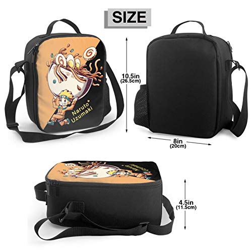 Unisex Fashion Insulated Lunch Bag Lunch Box Reusable Lunch Pail with Shoulder Strap, Waterproof Lightweight Lunch Container for Work Picnic Trips Outdoor Travel