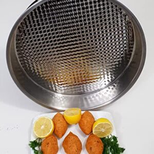 Stainless Steel Raw Meatball Tray 15" (Turkish Cig Kofte)