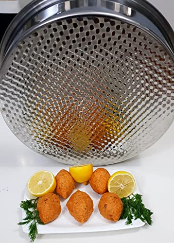 Stainless Steel Raw Meatball Tray 15" (Turkish Cig Kofte)