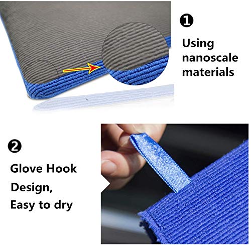 Car Clay Mitt, Car Clay Bar Mitt, Surface Prep Mitt, Finish Clay Bar Mitt Wash Mitt Clay Eraser Mitt for Car Detailing and Polishing Clay Bar Tool (1 Piece)