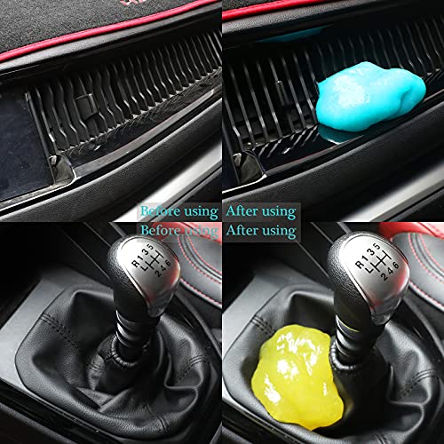 Car Cleaning Gel, 3 Pack Clean Slime Universal Auto Dust Keyboard Cleaner Automotive Interior Cleaning Sticky Mud Detail Tools for Laptop, Car Vent, Home Office, Cleaner Keyboard Cleaner for Laptop