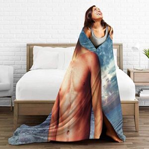Paul Walker Ultra-Soft Cozy Flannel Blankets Micro-Fleece Bed Blanket for Couch Fleece - All Season Premium Bed Blanket 50"x40"