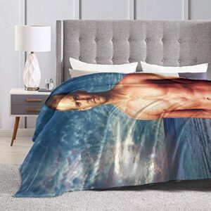 Paul Walker Ultra-Soft Cozy Flannel Blankets Micro-Fleece Bed Blanket for Couch Fleece - All Season Premium Bed Blanket 50"x40"