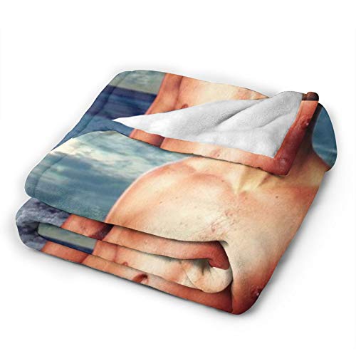 Paul Walker Ultra-Soft Cozy Flannel Blankets Micro-Fleece Bed Blanket for Couch Fleece - All Season Premium Bed Blanket 50"x40"