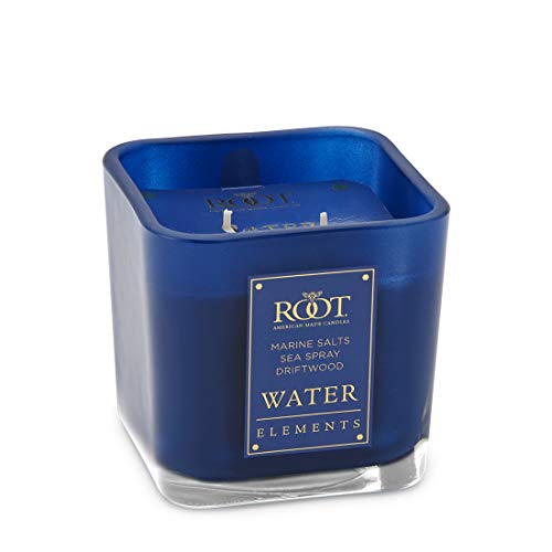 Root Candles Scented Candles Elements Collection Premium Handcrafted 3-Wick Candle, 14.5-Ounce, Water