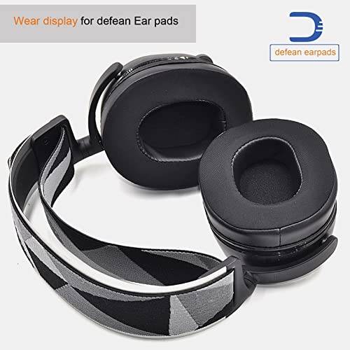 M50X Thicker Cooling Gel Ear Pads Replacement Ear Cushion Compatible with ATH M50X M40X / M50XBT / HyperX Cloud & Cloud 2 / SteelSeries Arctis 3/7 / 9X & Pro/Sony MDR 7506 / Stealth 600 Headset