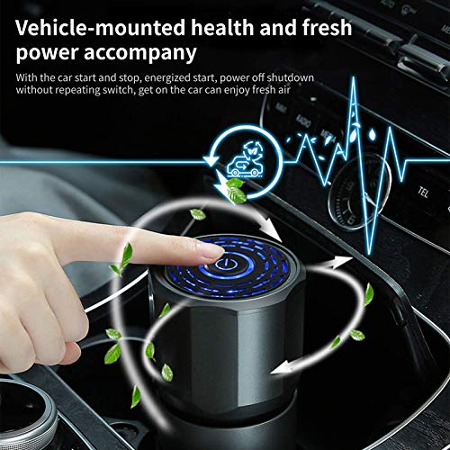 GENGXIN True HEPA Air Purifier for Car Bedroom Living Room,Remove Odor, Sterilize and Purify Air Purifier Filter