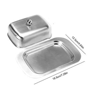 Butter Dish with Lid and Butter Spreader,Butter Dish Size Perfect for Butter Stick,Multi-Purpose Serving Food Dish Tray Kitchen Gadgets