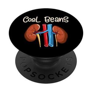 cool beans gifts - kidneys slang - nephrology dialysis gift popsockets popgrip: swappable grip for phones & tablets