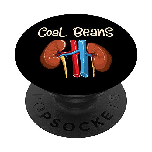 Cool Beans Gifts - Kidneys Slang - Nephrology Dialysis Gift PopSockets PopGrip: Swappable Grip for Phones & Tablets