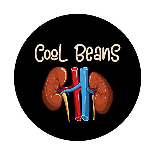 Cool Beans Gifts - Kidneys Slang - Nephrology Dialysis Gift PopSockets PopGrip: Swappable Grip for Phones & Tablets