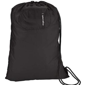 Eagle Creek Pack-It Isolate Travel Laundry Bag - Ultra-Lightweight and Odor- and Water-Resistant with Drawstring Cinch Closure, Packs Into its Own Zipper Pocket, Black