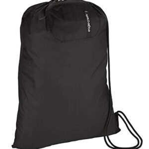 Eagle Creek Pack-It Isolate Travel Laundry Bag - Ultra-Lightweight and Odor- and Water-Resistant with Drawstring Cinch Closure, Packs Into its Own Zipper Pocket, Black