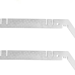 Universal-Fit Double Crossbar Hangers - Pipe and Drape Crossbar Hangers for Wedding Decorators, Convention Centers, and Event Planners - Crossbar Hanger for Backdrop - 9" - Pair