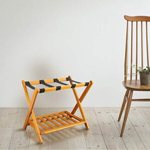 Casual Home Luggage Rack, Honey Oak (New)