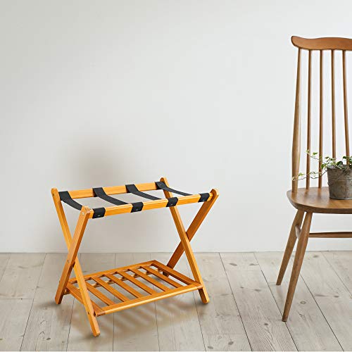 Casual Home Luggage Rack, Honey Oak (New)