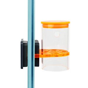 Eshopps EZ Feeder Aquarium Frozen Fish Food Dispenser with Strong Anti-Slip Magnet and Submersible Slow Release Feeding Chamber