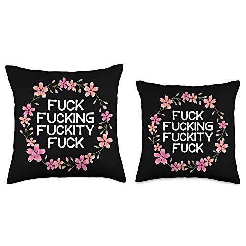 Fuck Fucking Fuckity Fuck Throw Pillow