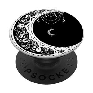 astrology pagan wicca witch gift dreamcatcher crystals moon popsockets popgrip: swappable grip for phones & tablets