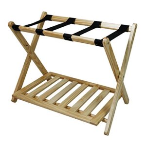 casual home luggage rack, natural (new)
