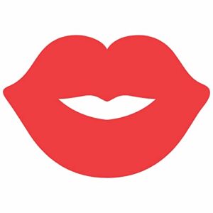 valentine lips cutout | 10.5" | 1 pc